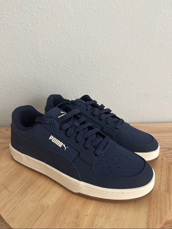 Puma Other - Puma Navy Blue and White Low-Top Sneakers
